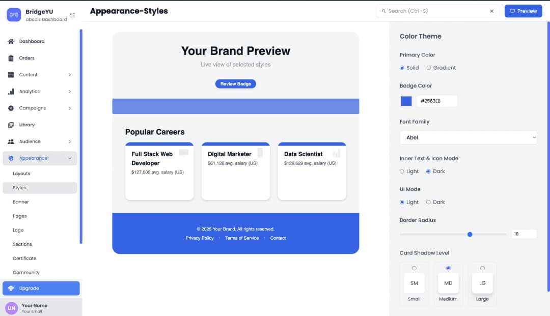 BridgeYU Features