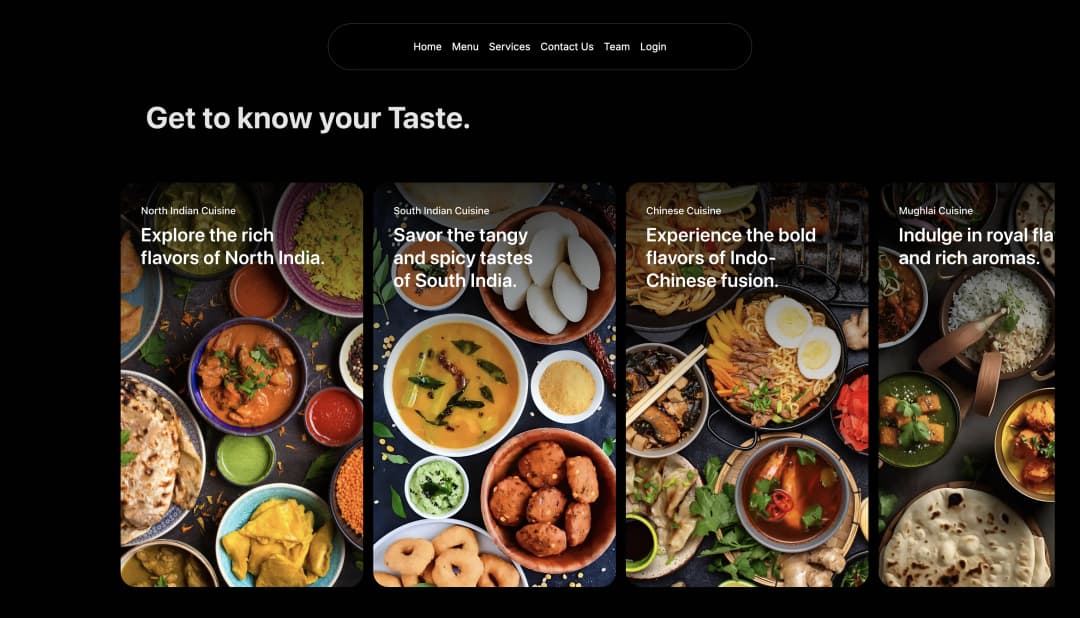 HealthyBites Interface